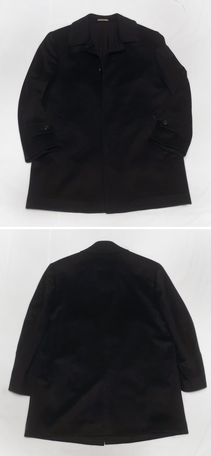 갤럭시 카디날 블랙 퓨어 캐시미어 맥코트 하프코트 (100 / 105+) 상품이미지2