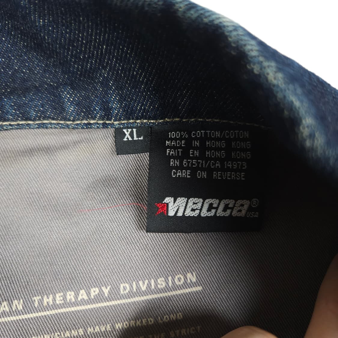 MECCA USA 오버핏 데님 워크 자켓 상품이미지5