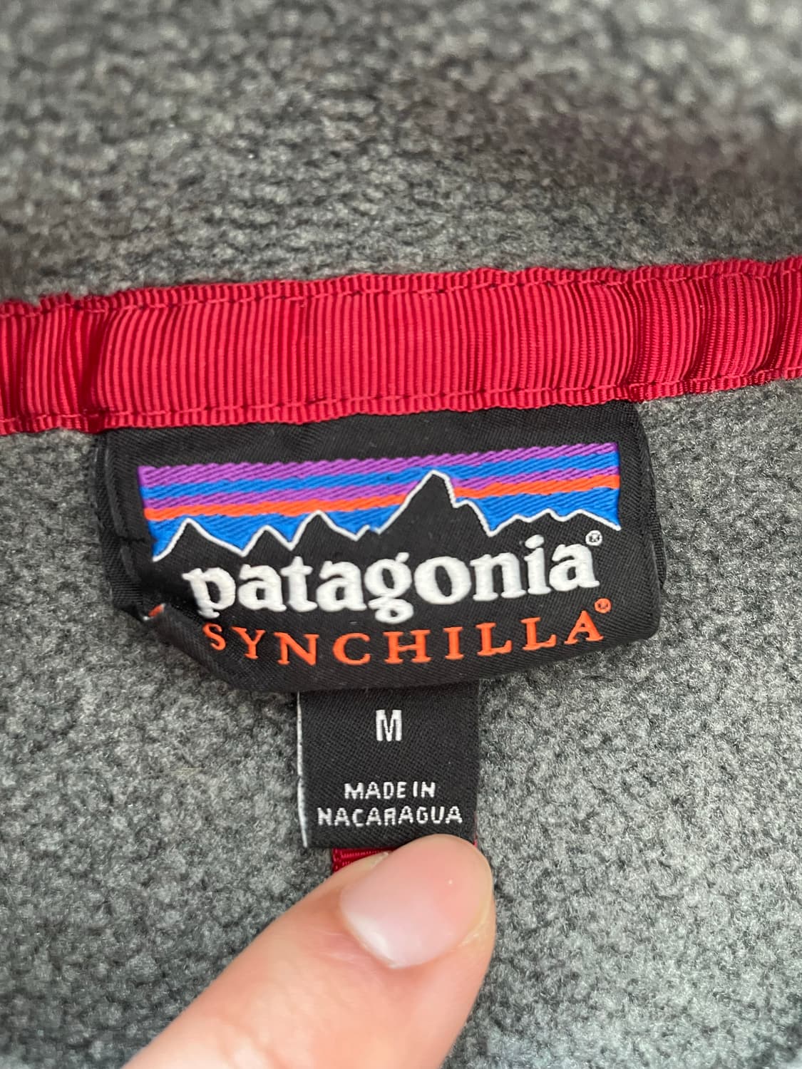 Patagonia synchilla 빈티지 신칠라 그레이 상품이미지3
