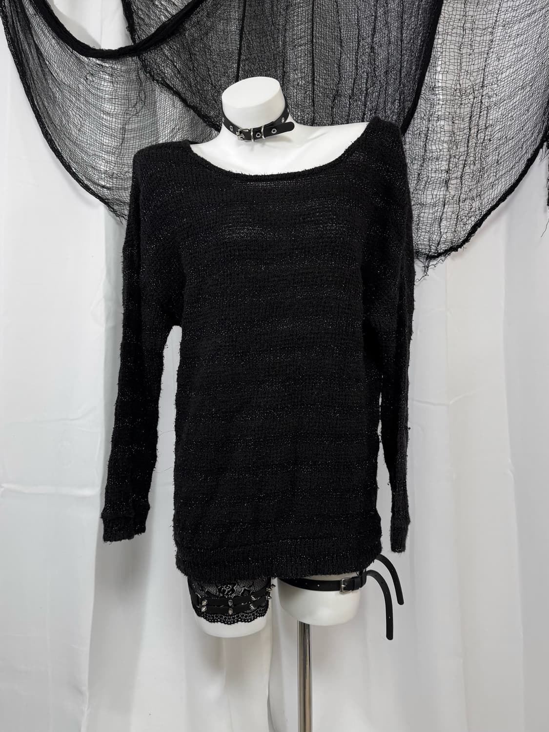 stripe glitter knit 상품이미지1