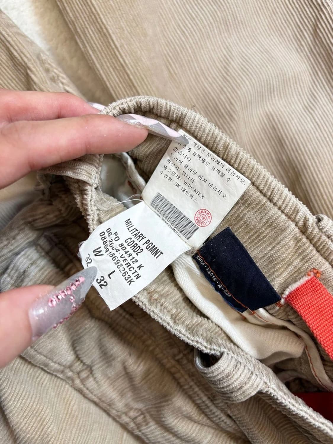 타미힐피거 00's 워시드 와이드 코듀로이 팬츠 PN6254 상품이미지8