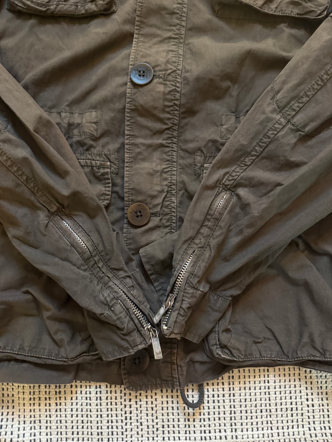 00s 아르마니 진스 밀리터리 필드 자켓 상품이미지4