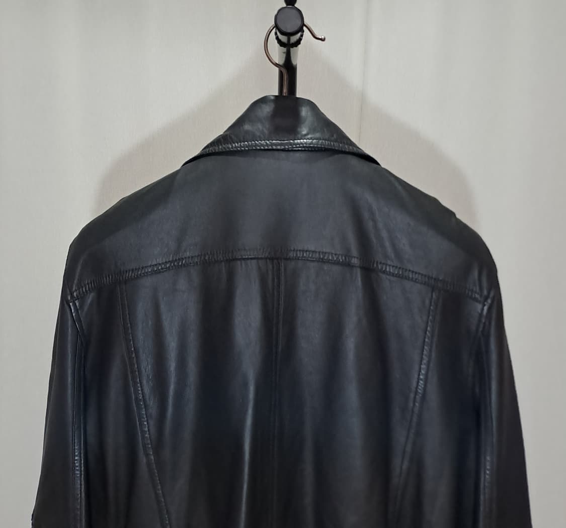 (택포) CK진 블랙 양가죽 자켓 XL B12 상품이미지6