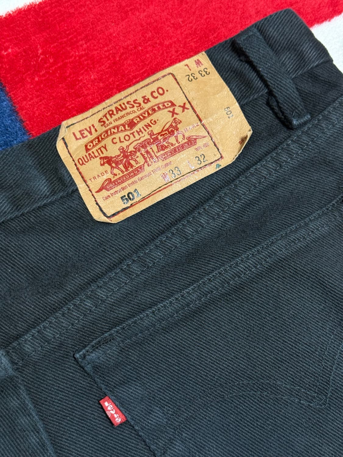 Levis 501 블랙진 리바이스501 빈티지 levis 501 블랙진 상품이미지10