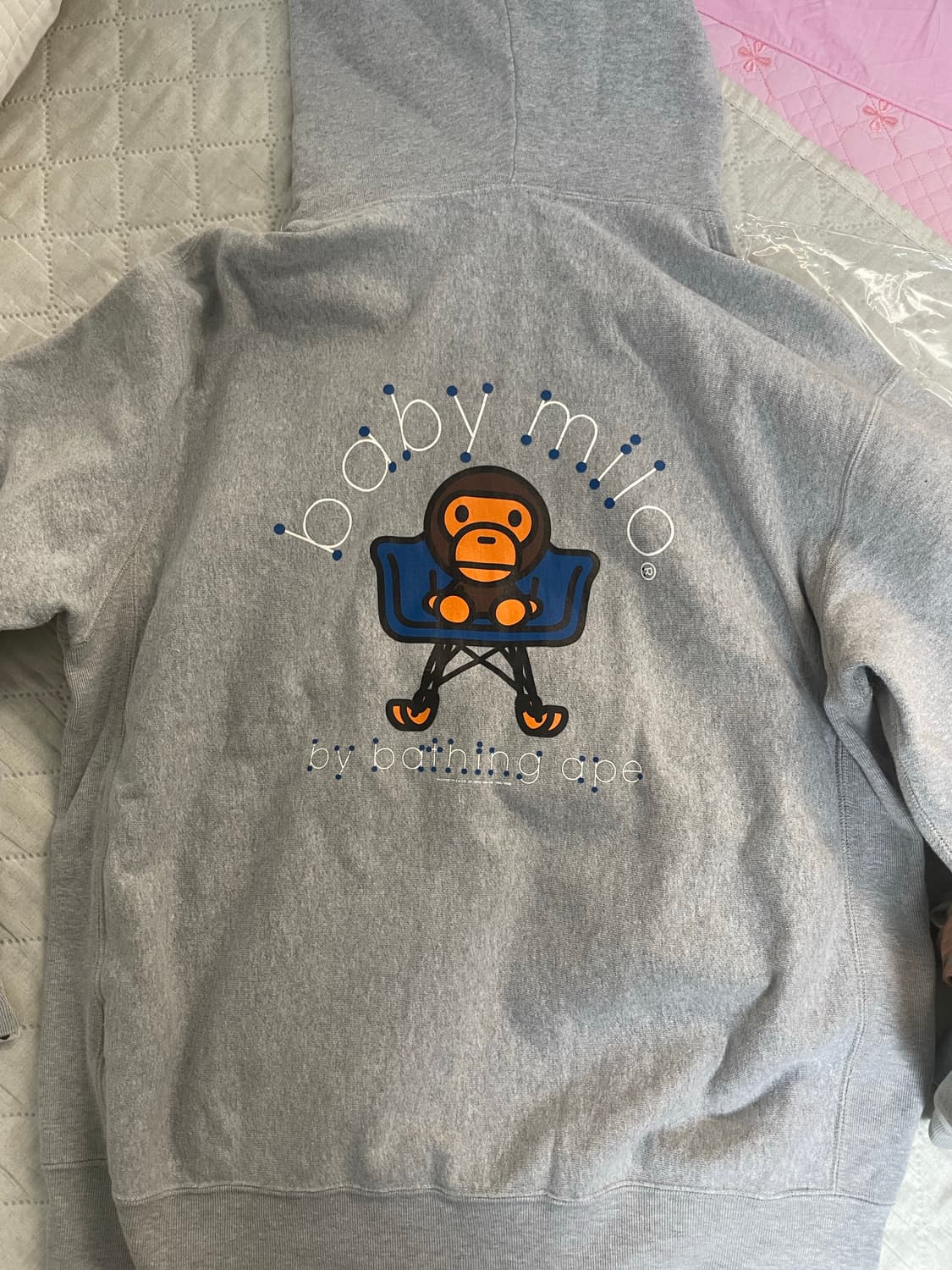 베이프 베이미 마일로 후드집업 그레이 l 팝니다 상품이미지1