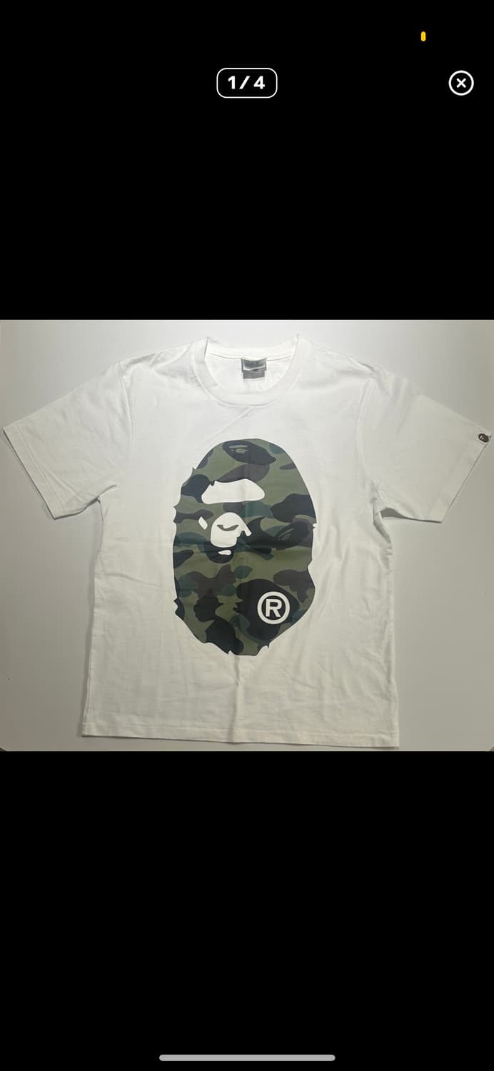 Bape 베이프 자이언트 카모 반팔티 M 상품이미지2
