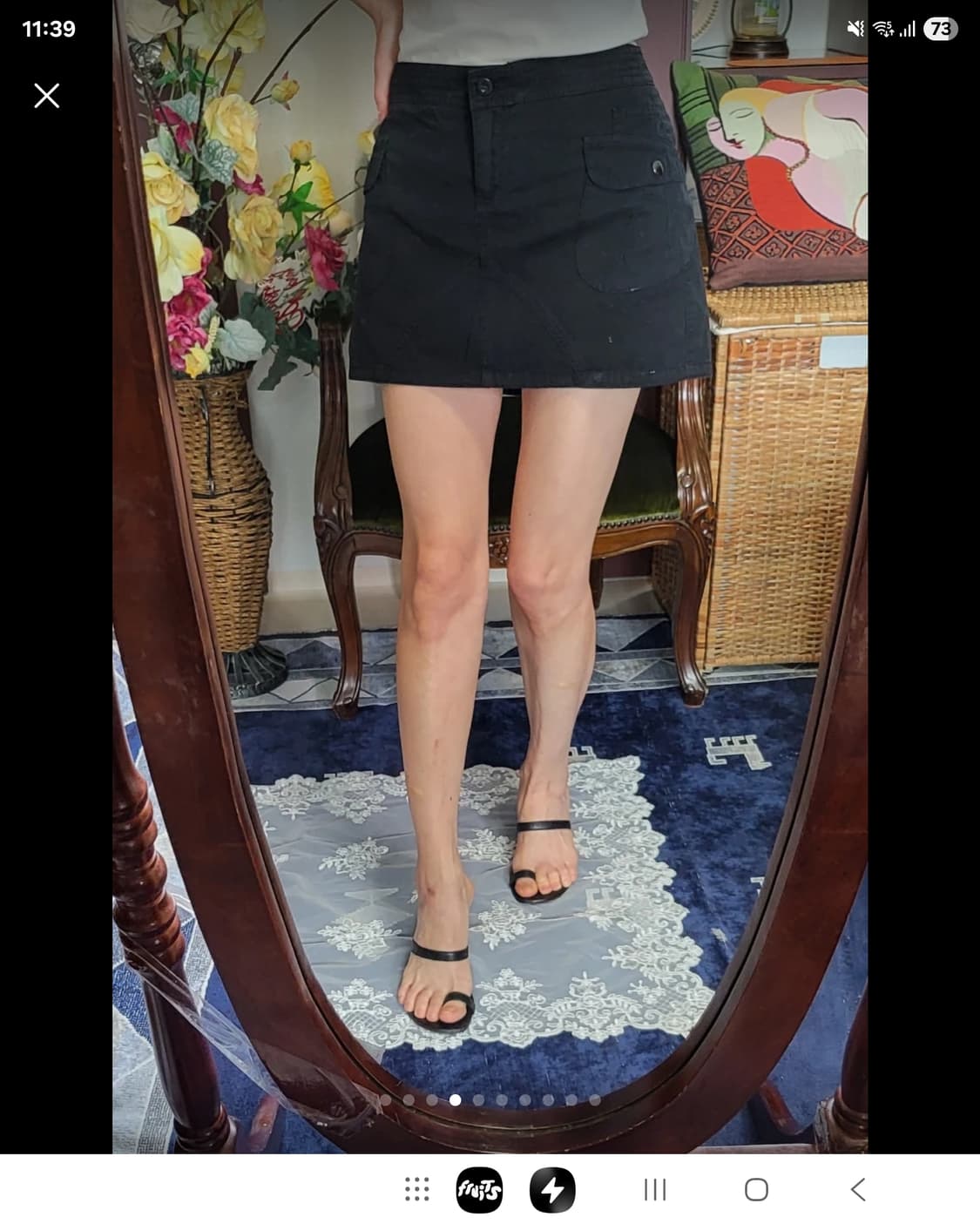 이태리 디자이너 부띡 스트랩 메탈 키튼힐 상품이미지4