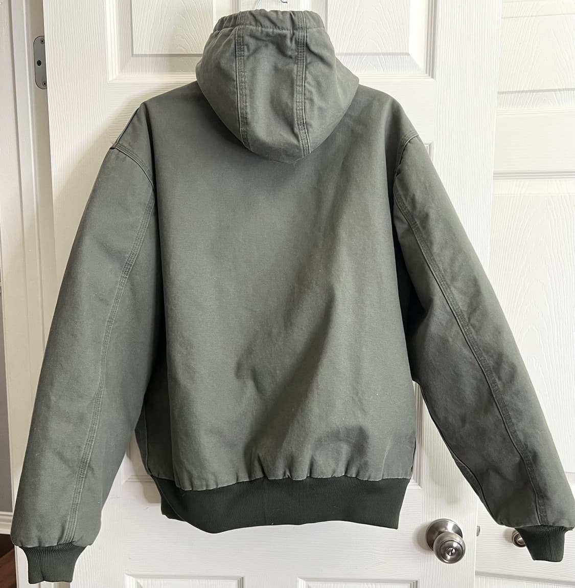 칼하트 J318 후드집업 자켓 모스 그린 상품이미지8