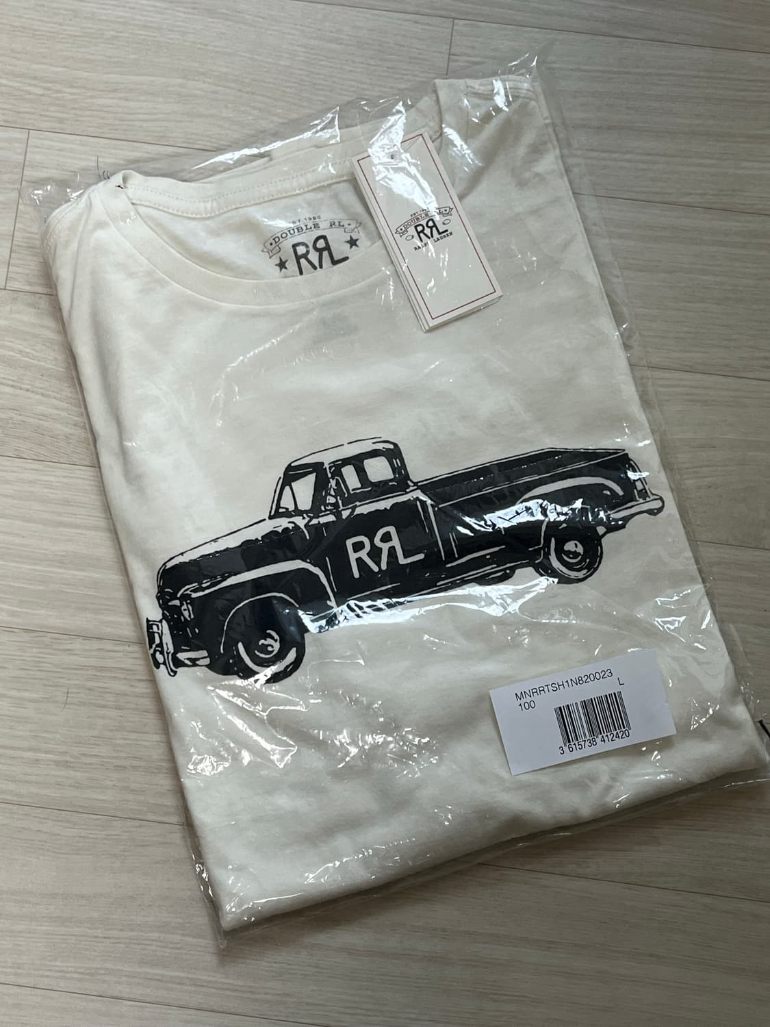 RRL 트럭 로고 그래픽 저지 티셔츠 더블알엘  상품이미지1