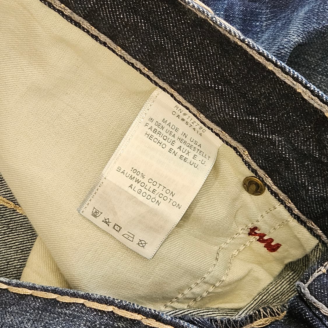 TRUE RELIGION 트루릴리젼 BILLY 부츠컷 데님팬츠 36 상품이미지7