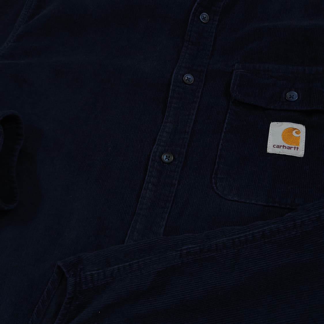 L(100) 칼하트 리워크 코듀로이셔츠 네이비 상품이미지5