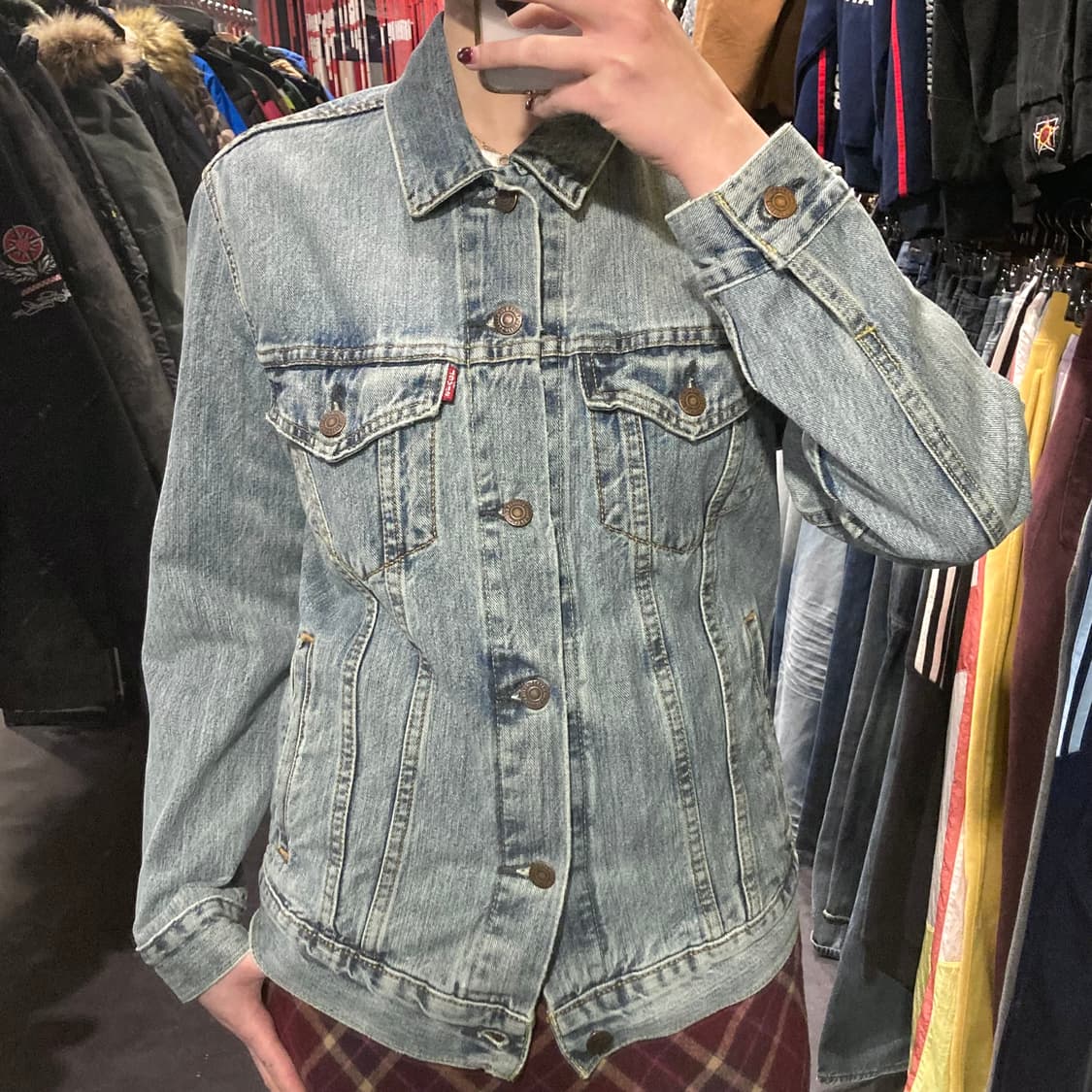 [IM]리바이스 워싱 연청 데님자켓 상품이미지1