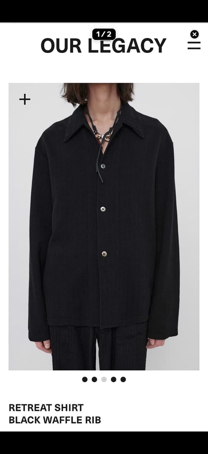 아워레가시 와플 립 리트리트 셔츠자켓 상품이미지1