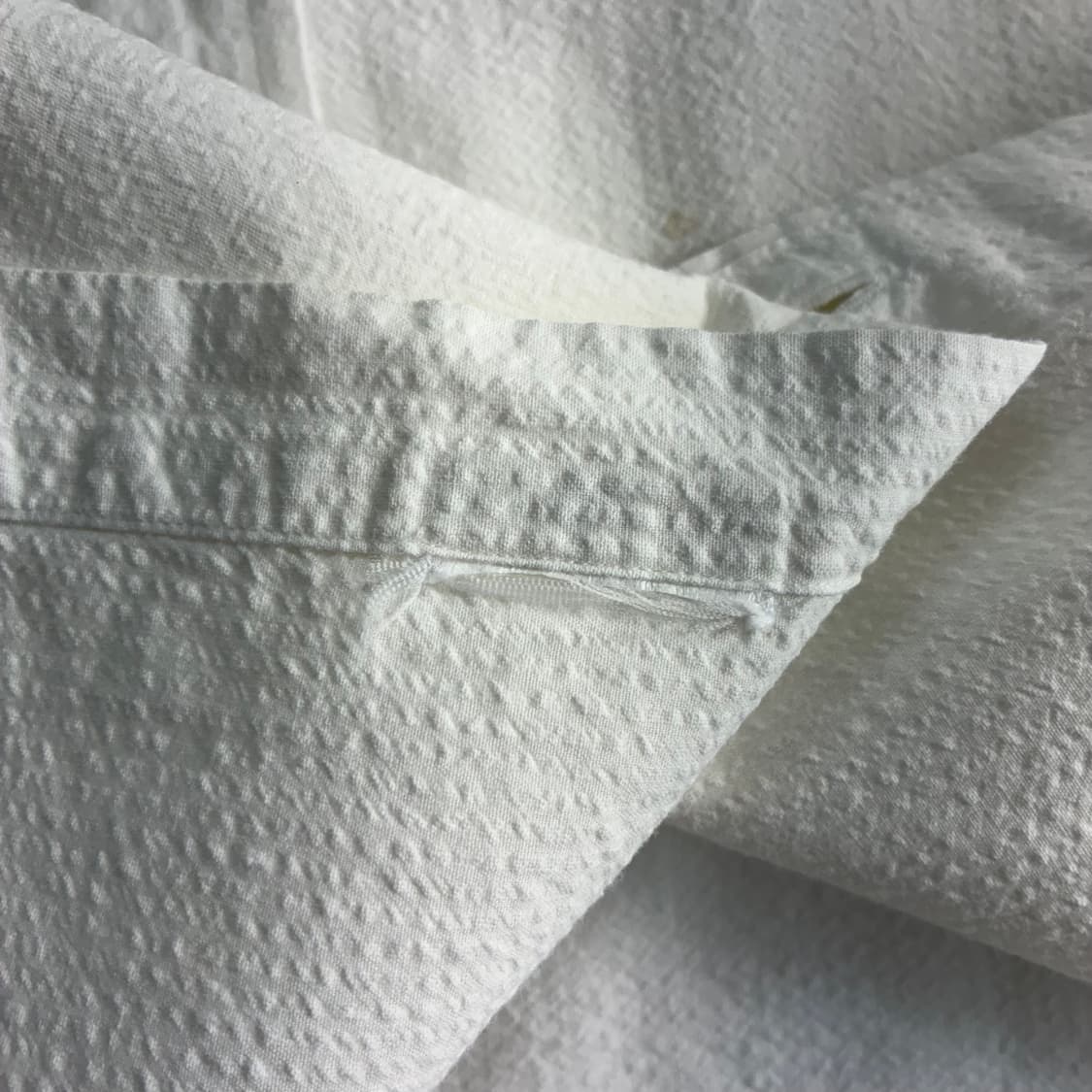 Polo  폴로 랄프로렌 자수 시어서커 화이트 반팔 셔츠  상품이미지4