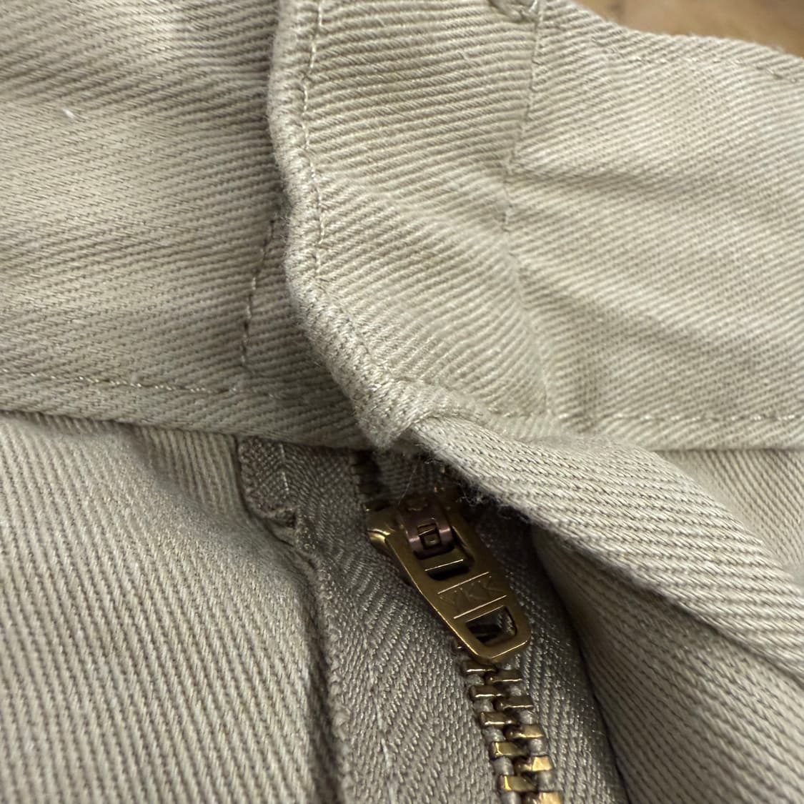 [정품] 베이지색 기본 면바지 b14 상품이미지4