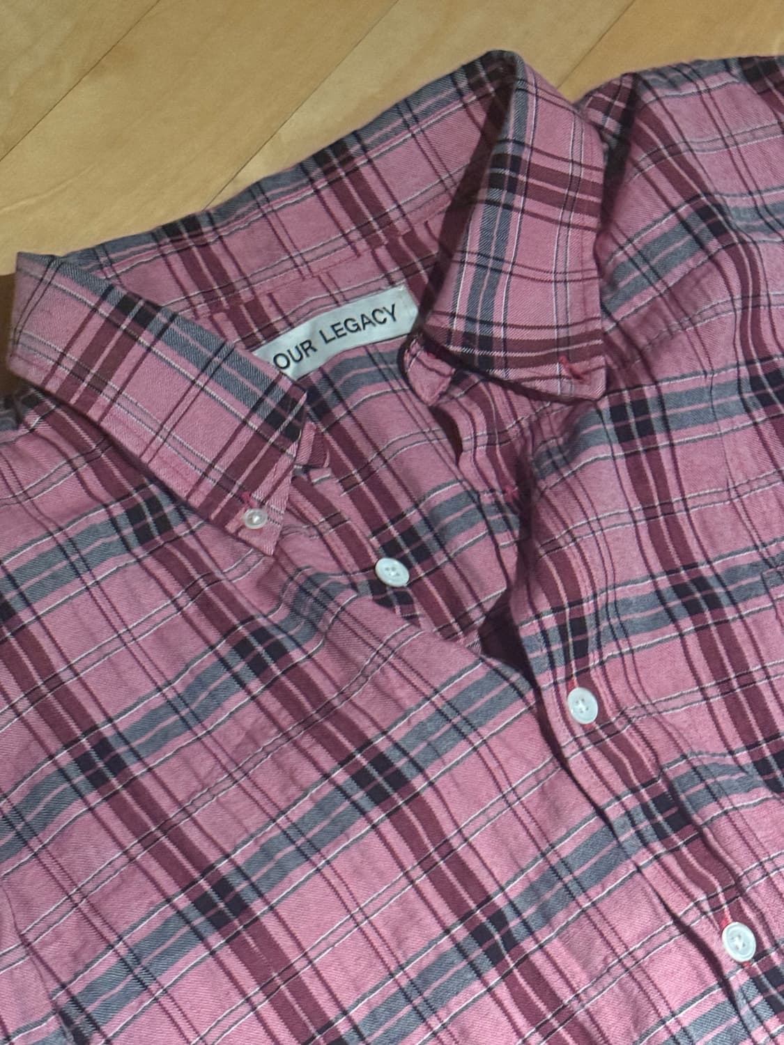 아워레가시 핑크 버로우드 셔츠 52 상품이미지3