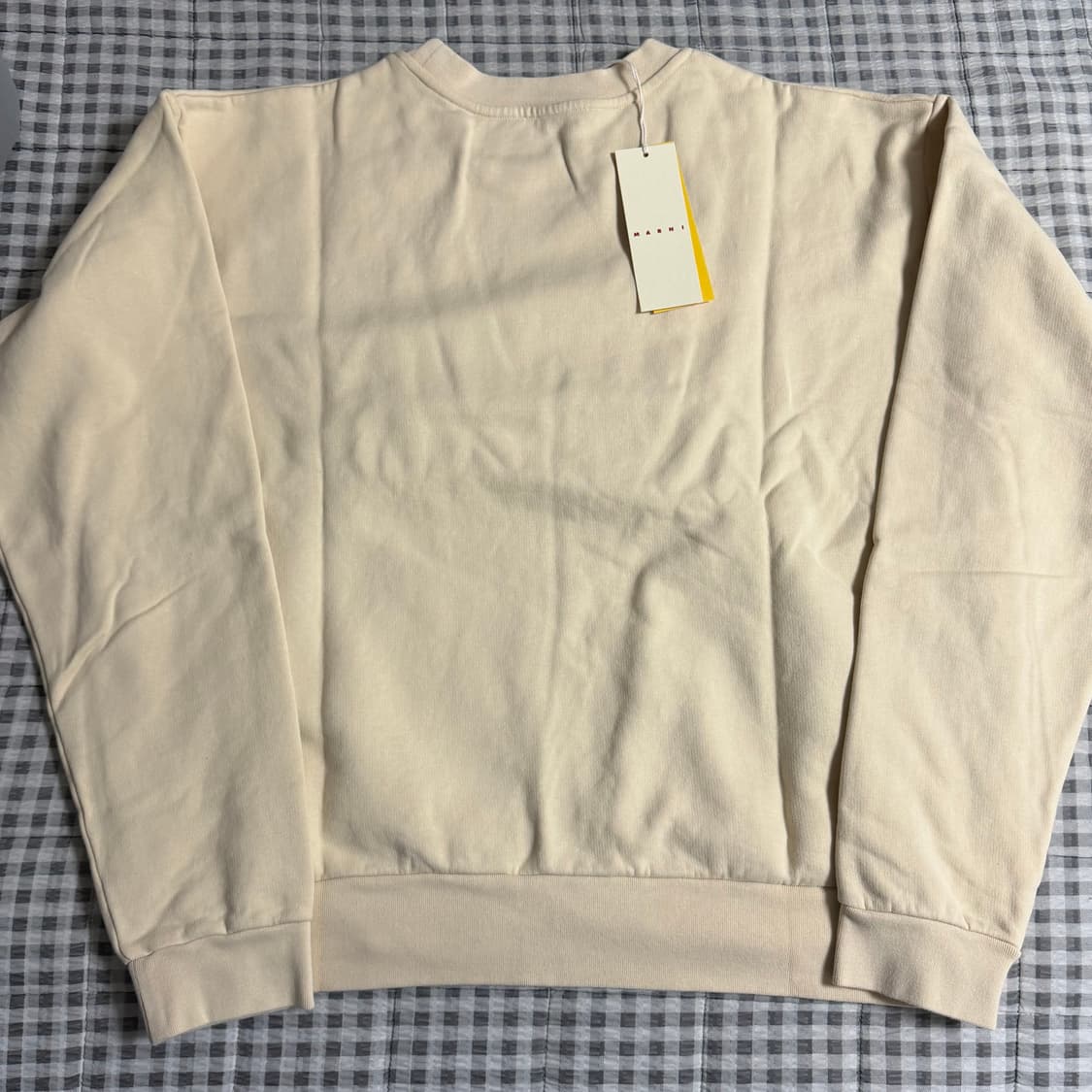 (50) Marni 마르니 로고 맨투맨 아이보리 상품이미지3