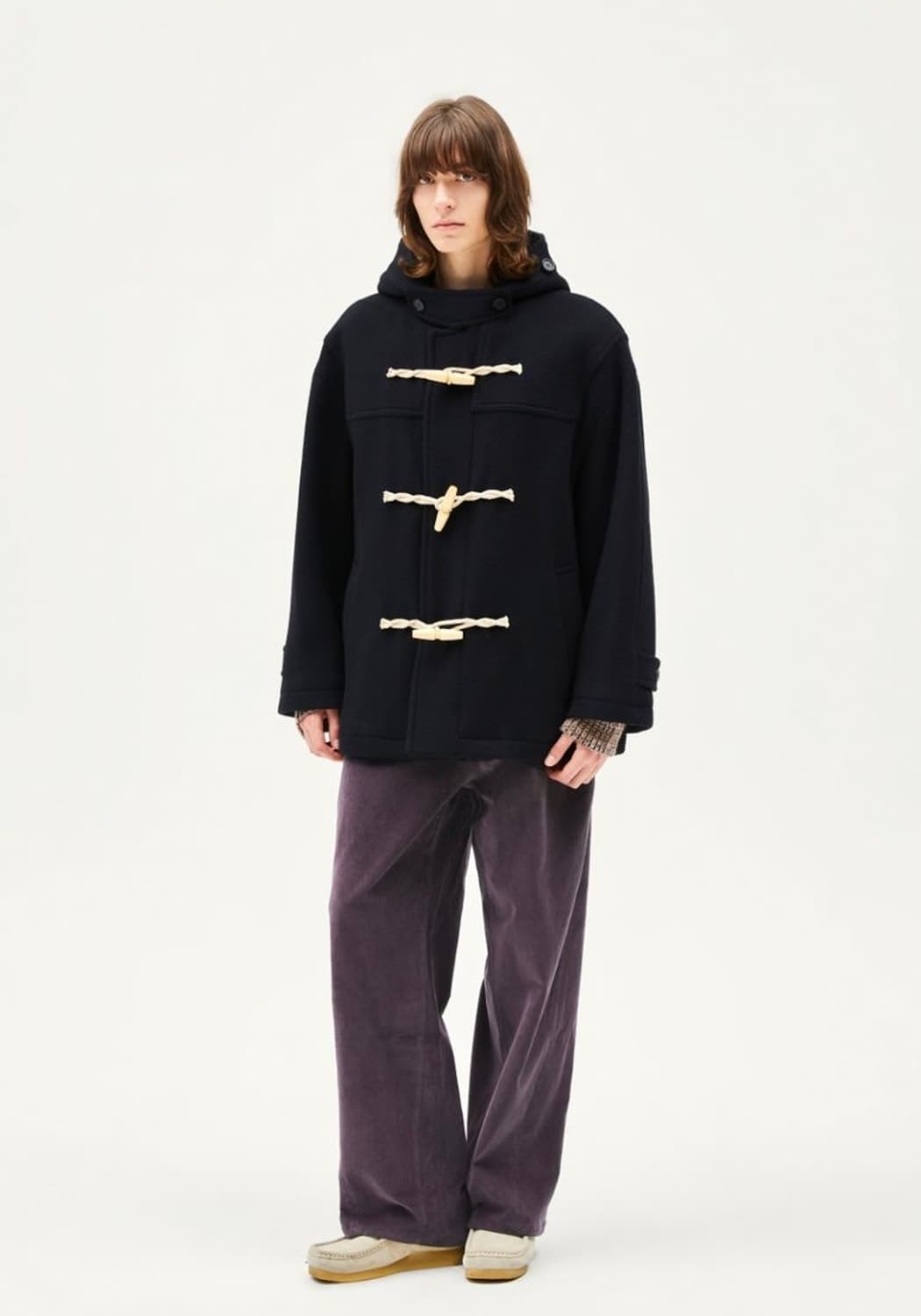 LOFI 로파이 하프 더플코트 네이비 L 상품이미지1