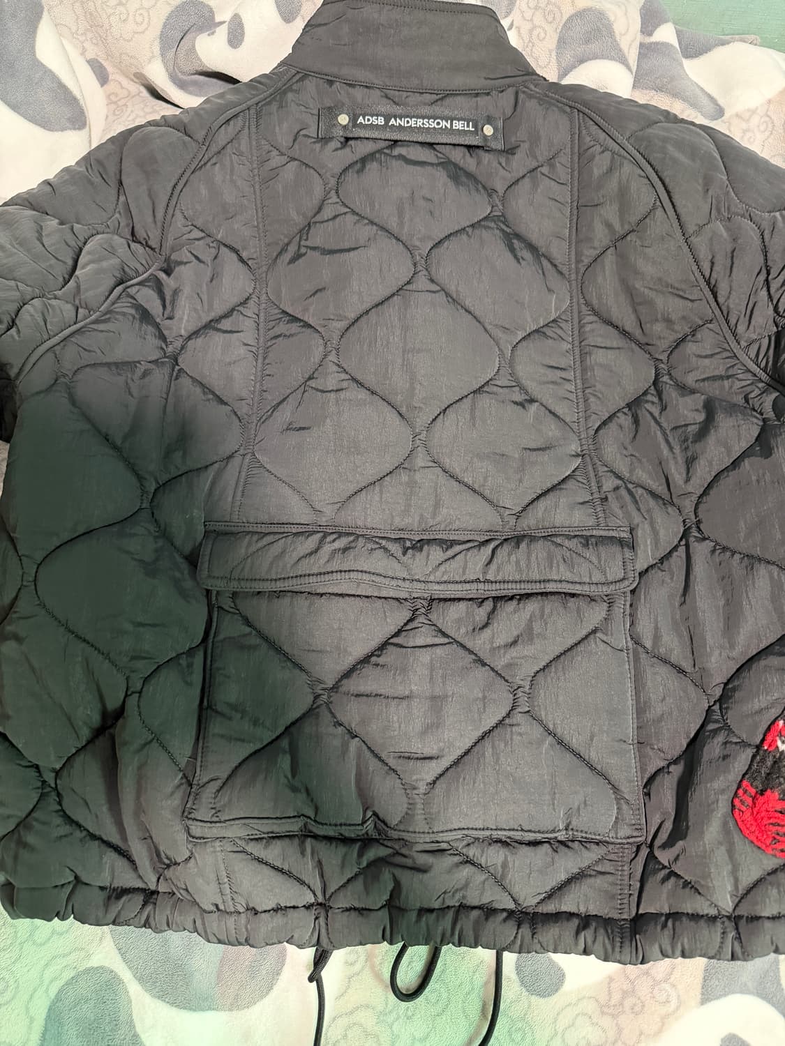 앤더슨벨 노르딕 니트 패치 파카 m 상품이미지6