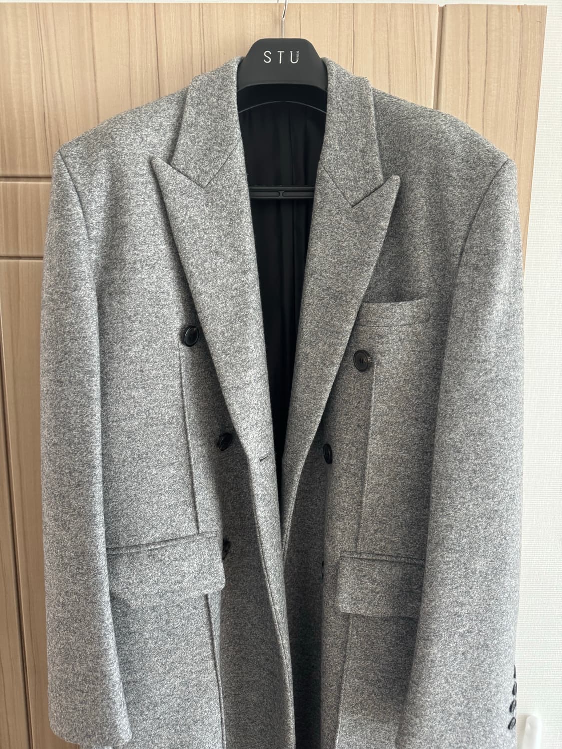 STU 그레이 코트 상품이미지2