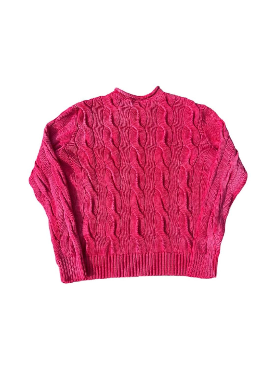 PRL roll neck cable cotton knit 상품이미지2