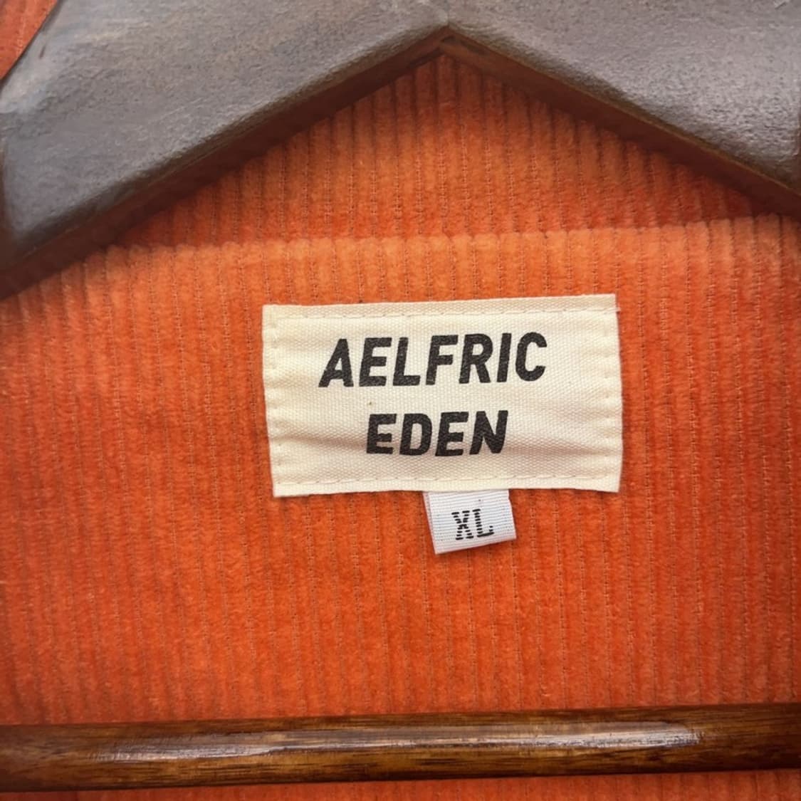 알프릭에덴 레트로 패치워크 키치 유니크 코듀로이 자켓 XL C08904 상품이미지5