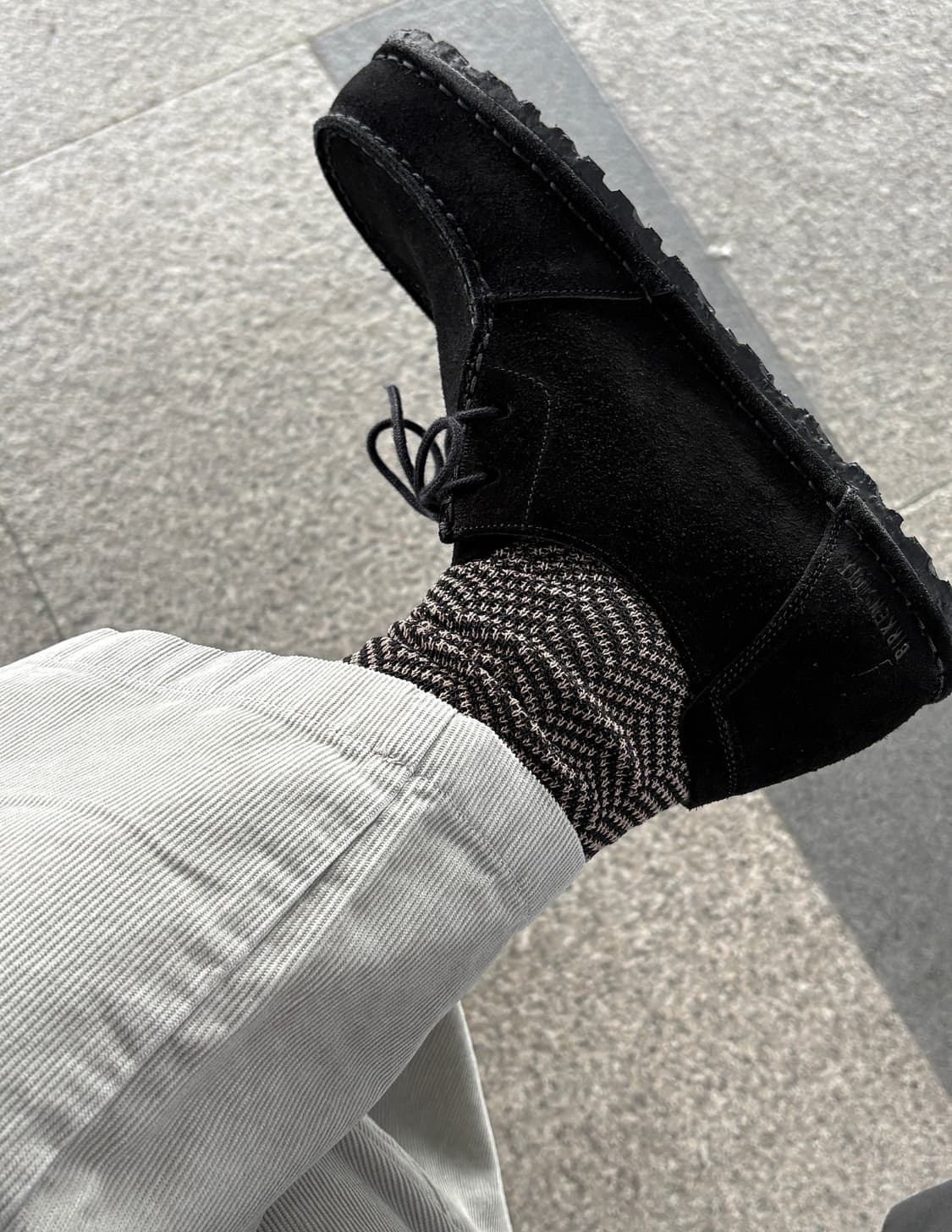 버켄스탁 우티 레이스 블랙 스웨이드 270 상품이미지3