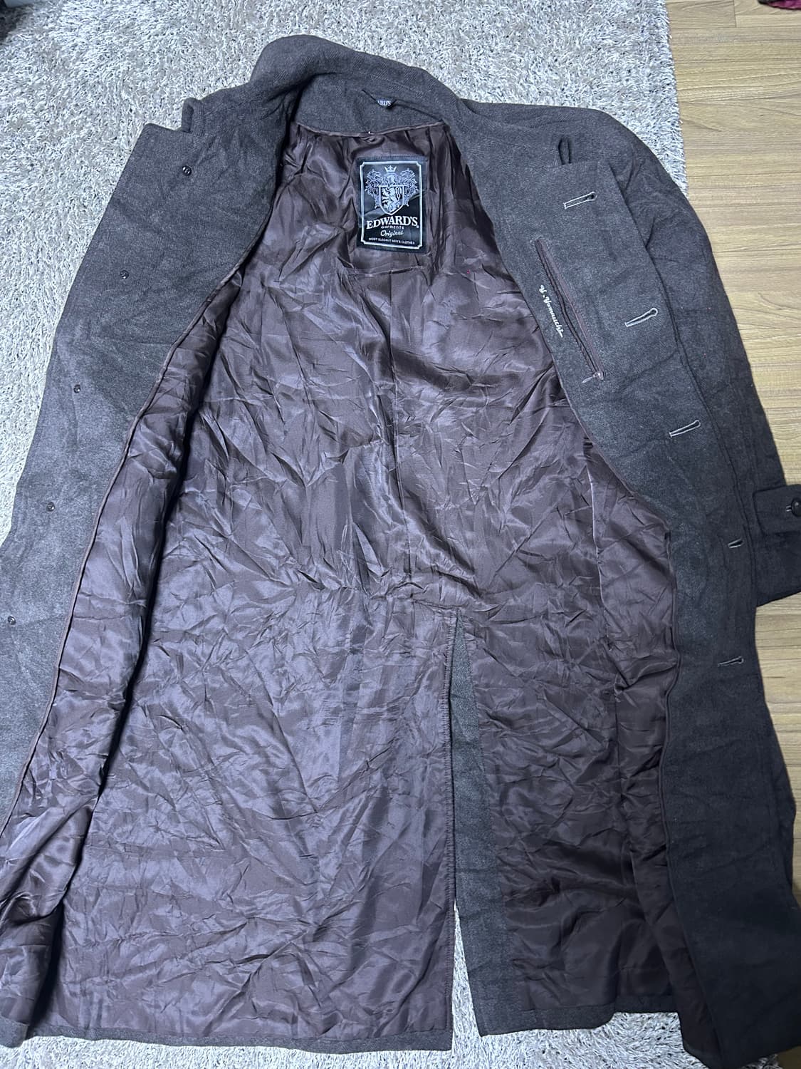 일제 에드워드 앙고라코트 사이즈 105~110 상품이미지4