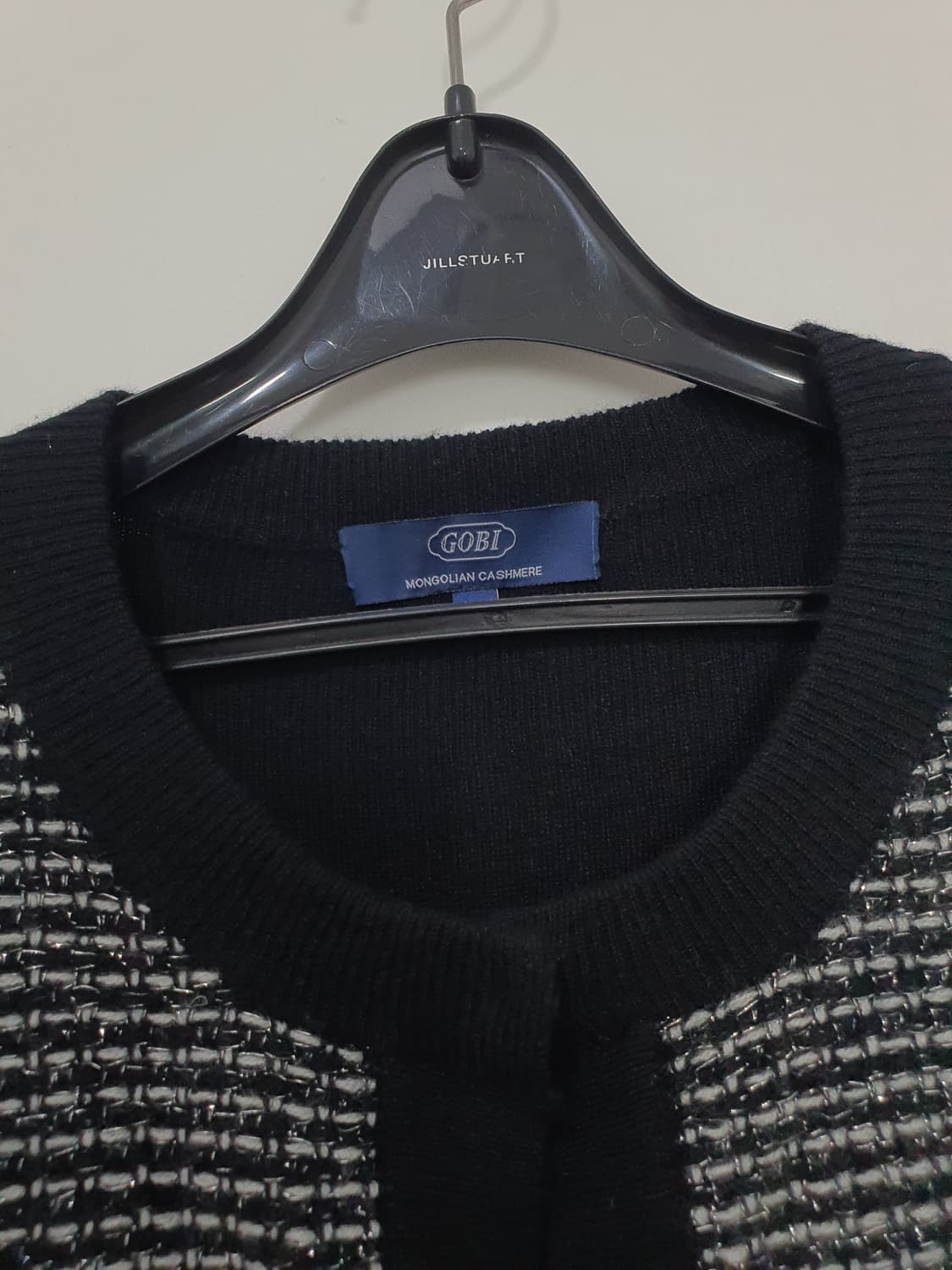 고비 GOBI 캐시미어 100% 트위드 롱 가디건 자켓 사이즈 S 상품이미지3