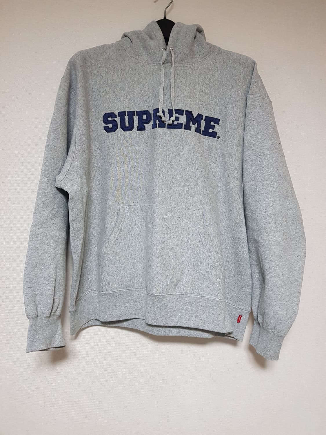 슈프림 컬리지에이트 후드 티셔츠 그레이 24SS 상품이미지2