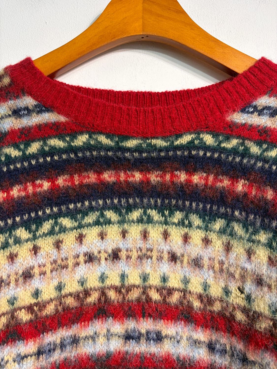 울 100% 노르딕 페어아일 니트 상품이미지3