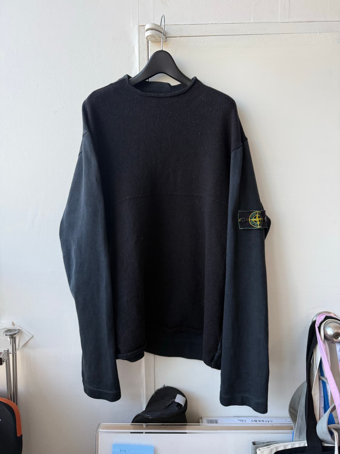 90s 스톤아일랜드 니트 + 맨투맨  상품이미지1