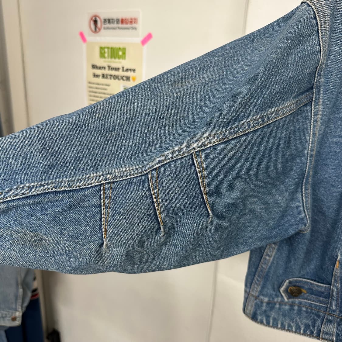 90‘s 리 플라워자수 데님자켓 상품이미지9