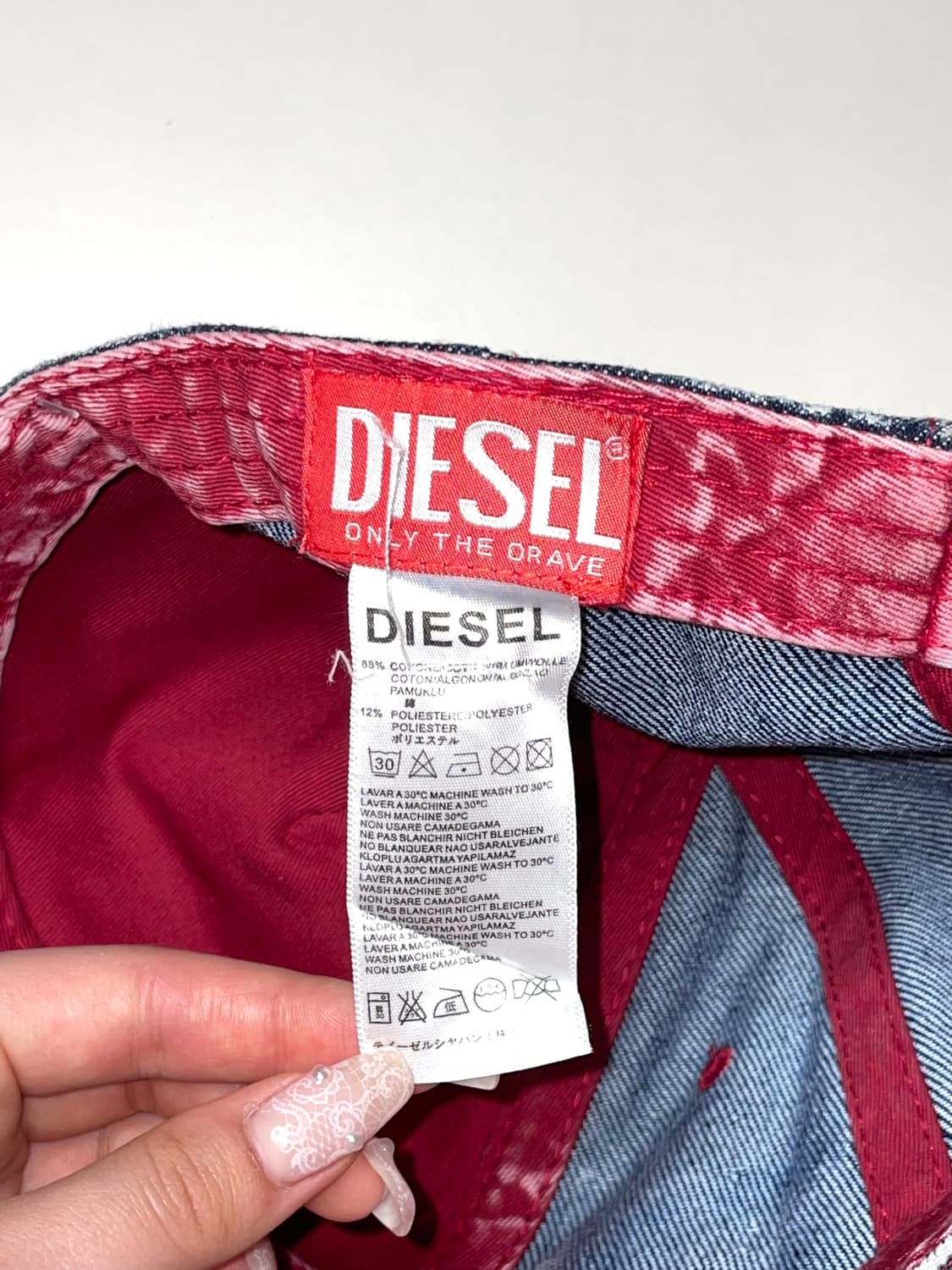 디젤 데님 볼캡 상품이미지5