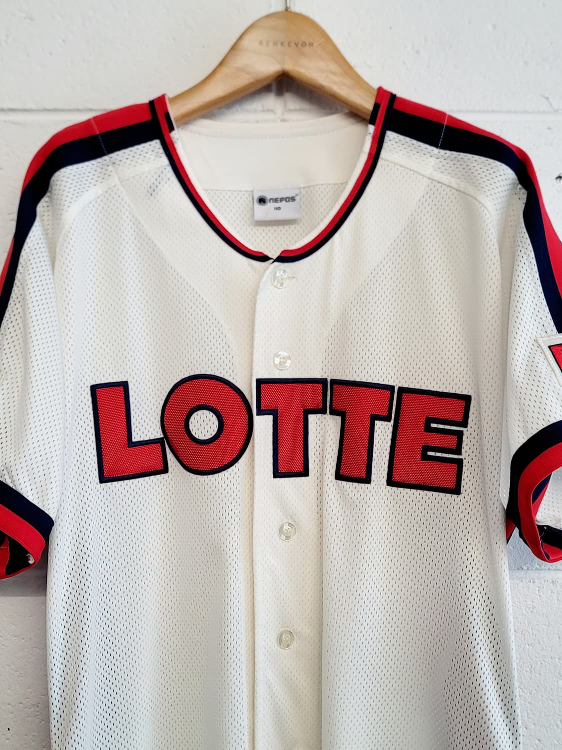 [110.XXL] 네포스 롯데자이언츠 홈 챔피언 유니폼 판매 상품이미지3