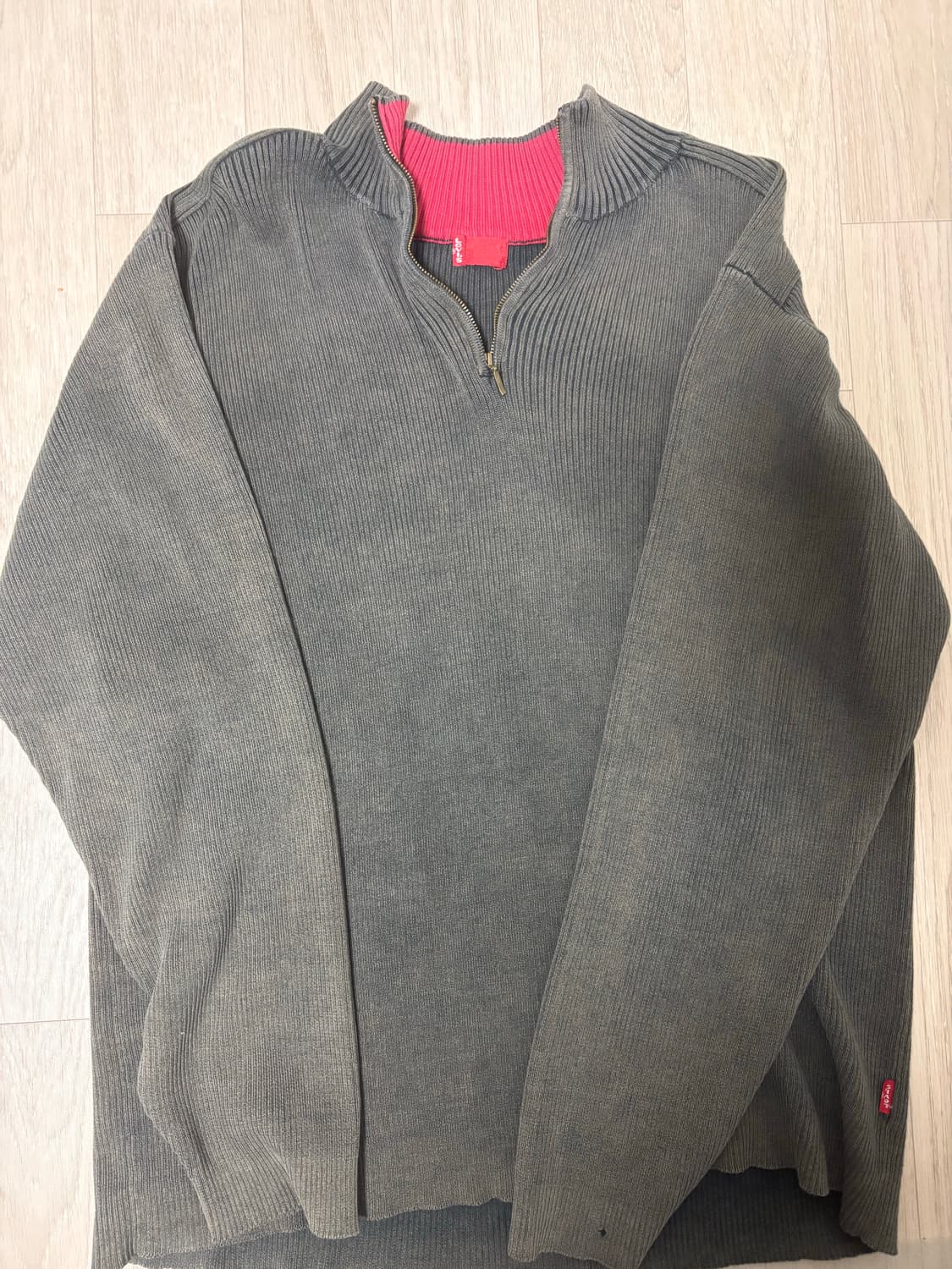 리바이스 90s 반집업 니트 상품이미지5