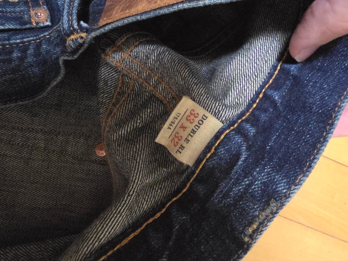 Rrl 빈티지 파이브 포켓 기빈스 33x32 상품이미지4