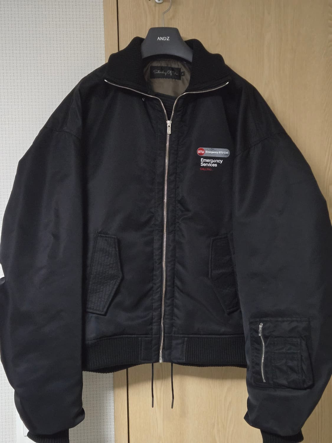 stu 오버핏 봄버 자켓 L 상품이미지1