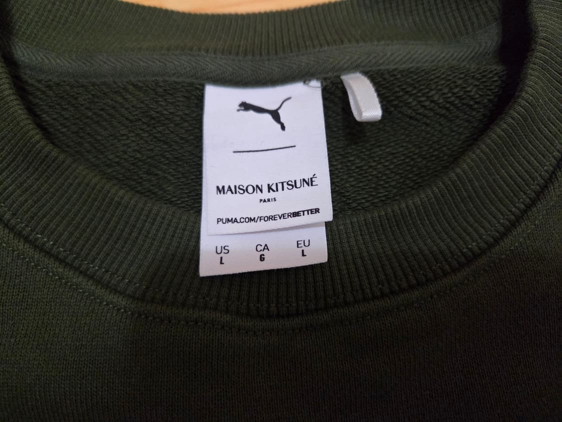 푸마 x 메종키츠네 맨투맨  상품이미지3