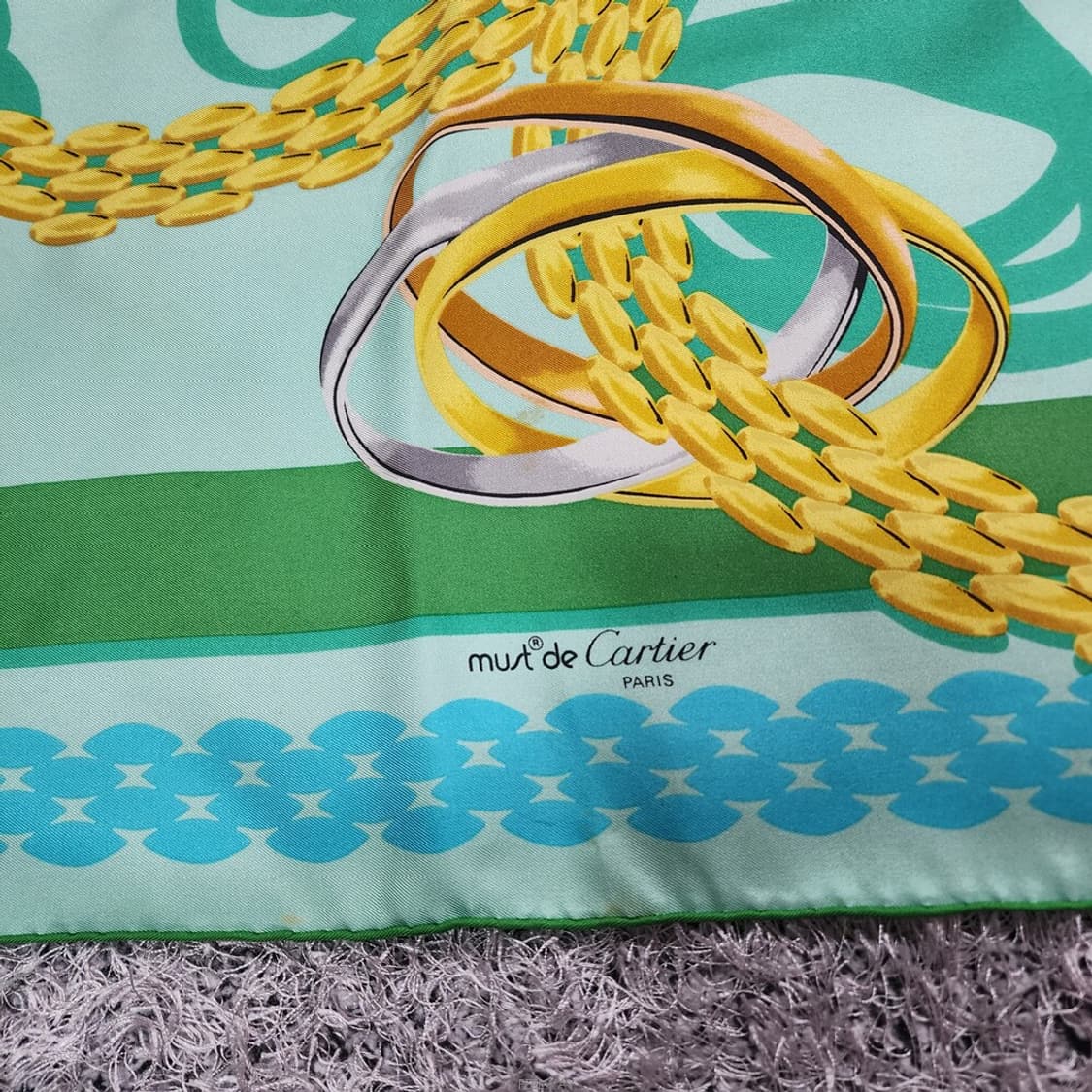 까르띠에 실크 스카프 상품이미지5