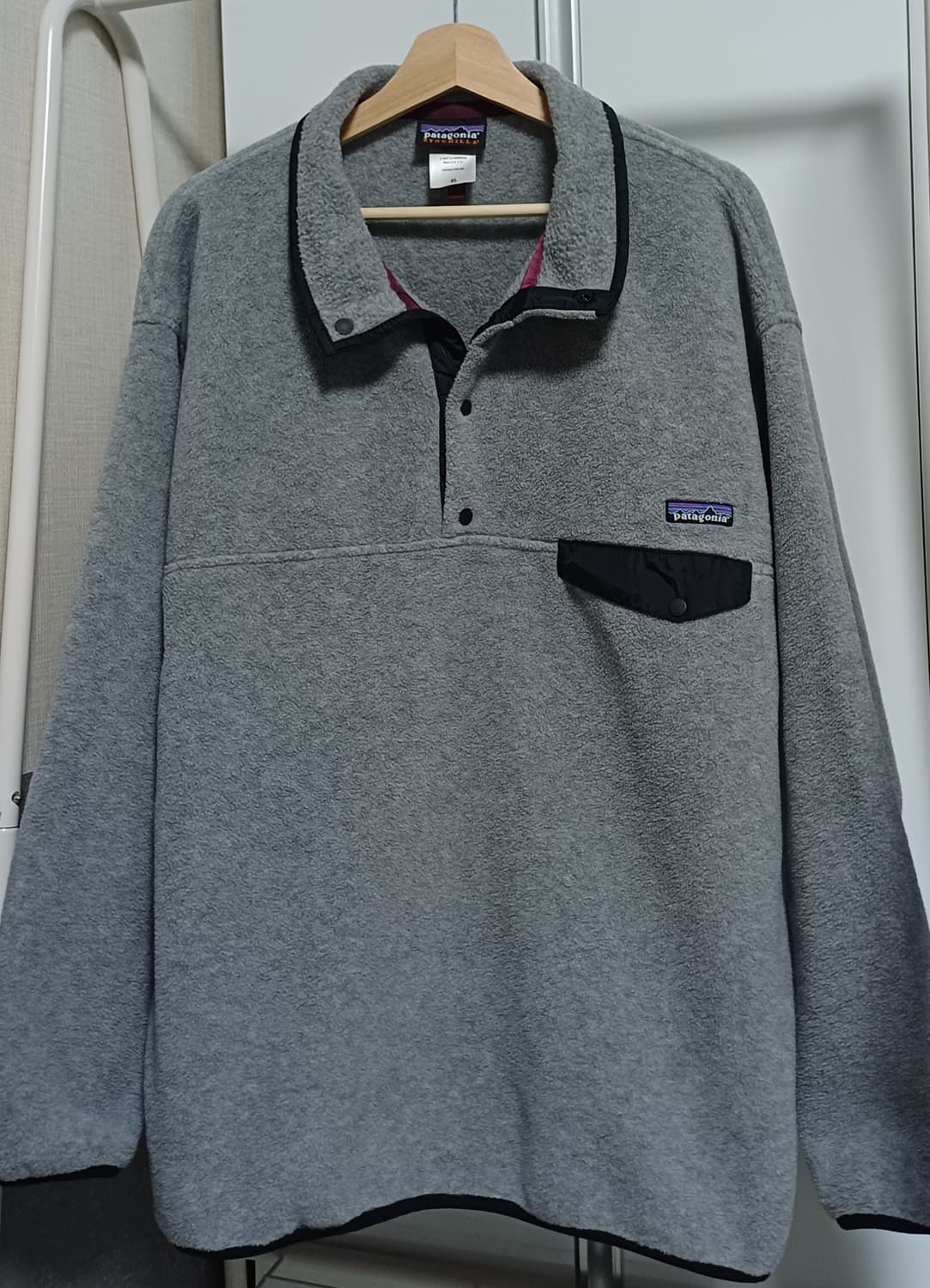 🇺🇸 [L-XL] 파타고니아 신칠라 스냅티 그레이 / 와인 상품이미지1