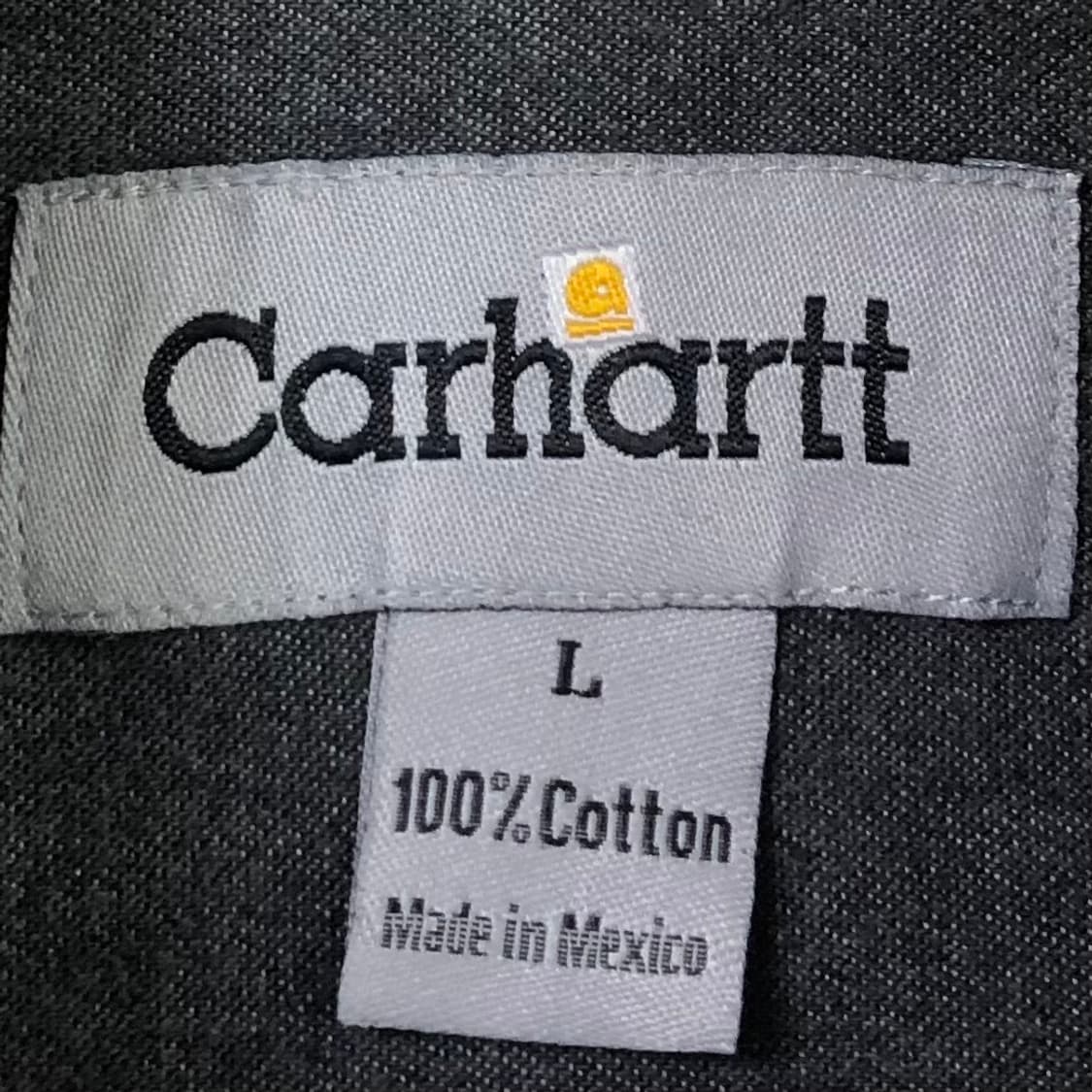 105 칼하트 블랙 데님 셔츠 상품이미지3