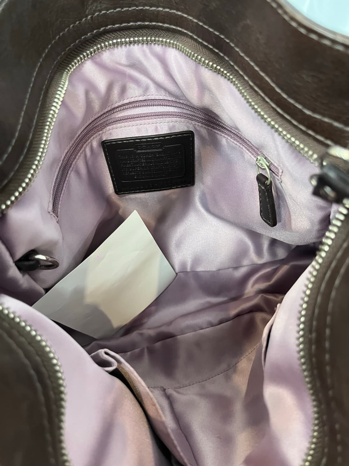 Coach Beige Square Shoulder Bag 상품이미지9
