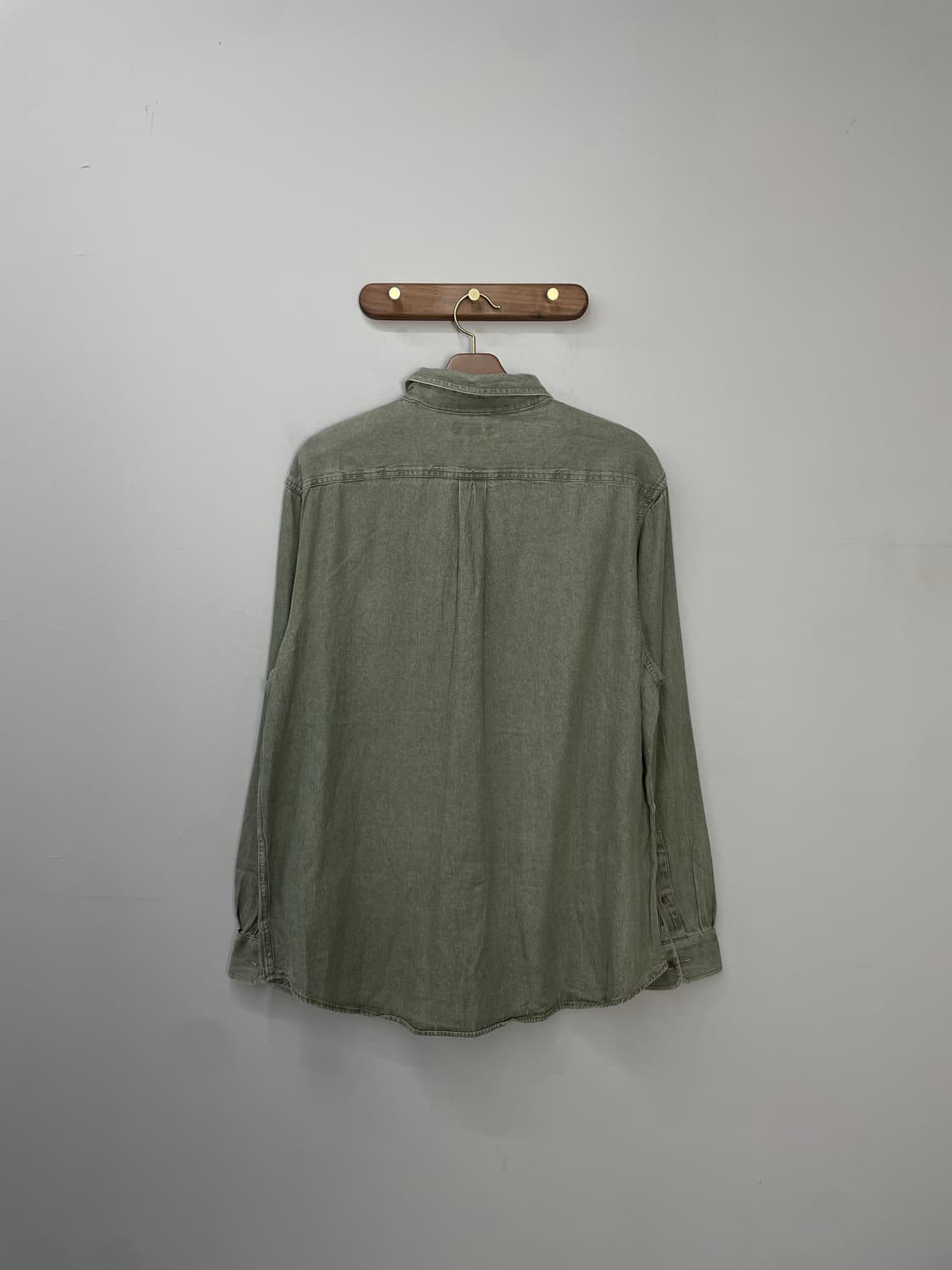 폴로 랄프로렌 카키 솔리드 셔츠 H1106 상품이미지4