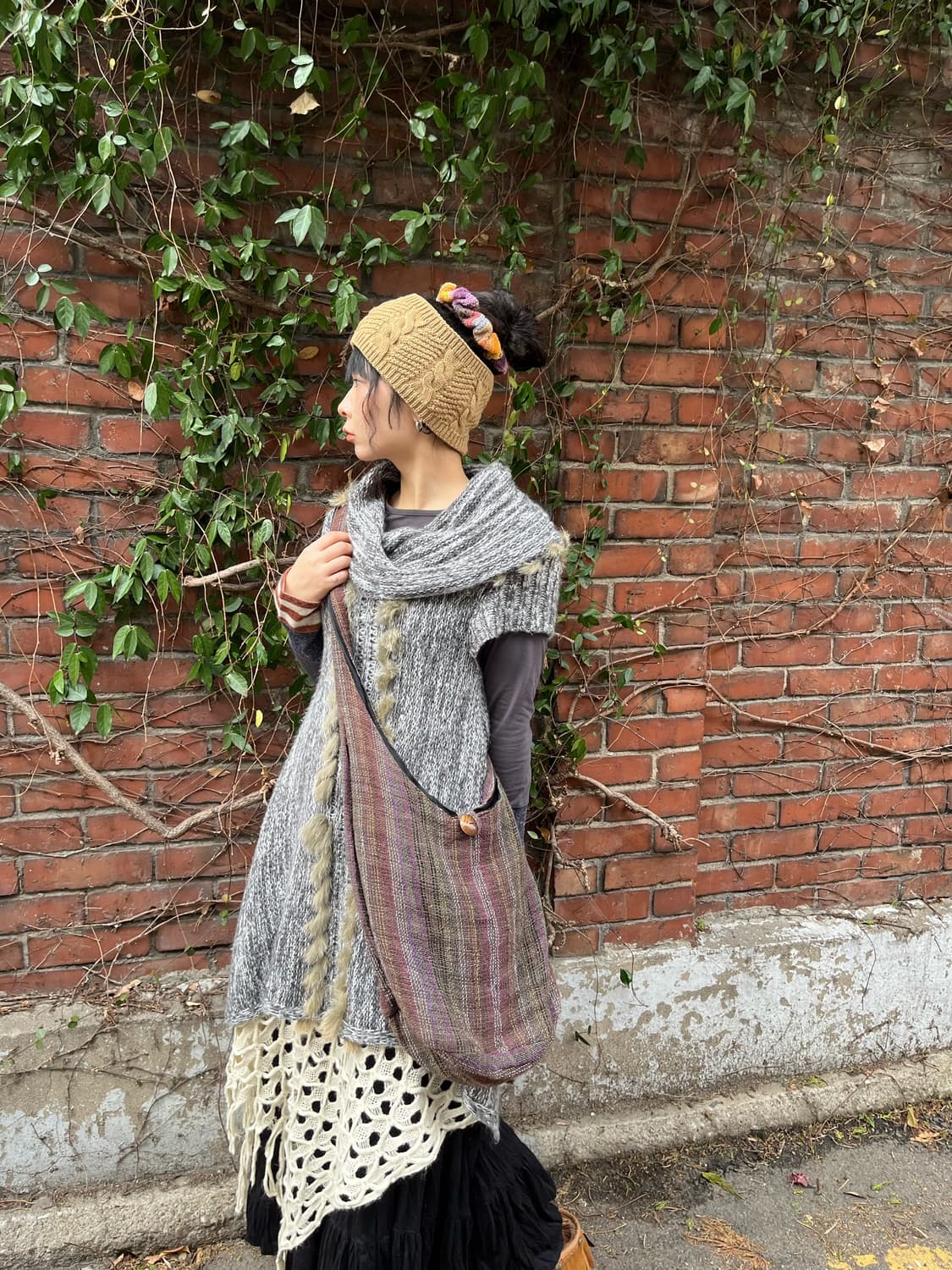 히피 자수 크로스백 상품이미지2