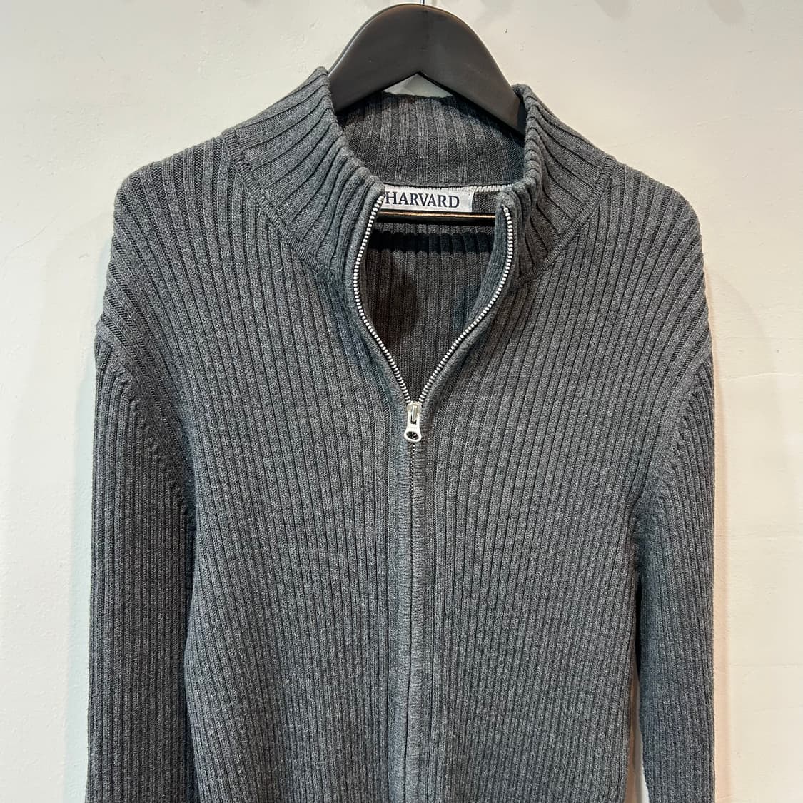 2way 하이넥 니트 집업 상품이미지4