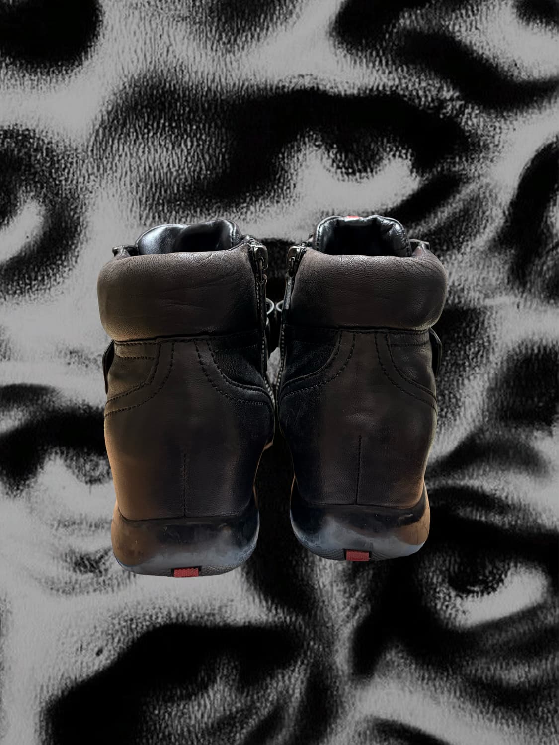 프라다스포츠 벨크로 집업 하이탑 스니커즈 36.5 상품이미지4