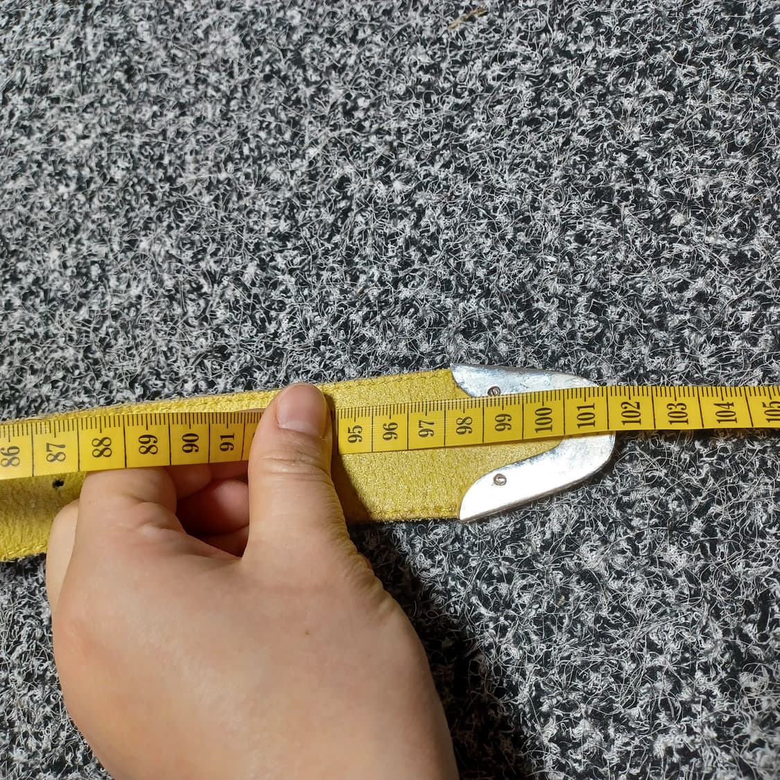 시스템 system  금장 벨트 옐로우 우먼 상품이미지7