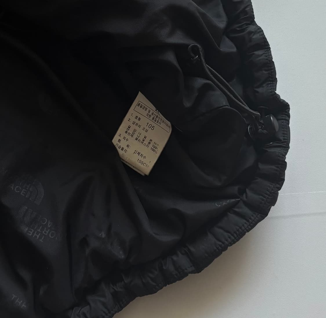 노스페이스 블랙 경량 패딩 점퍼 상품이미지5