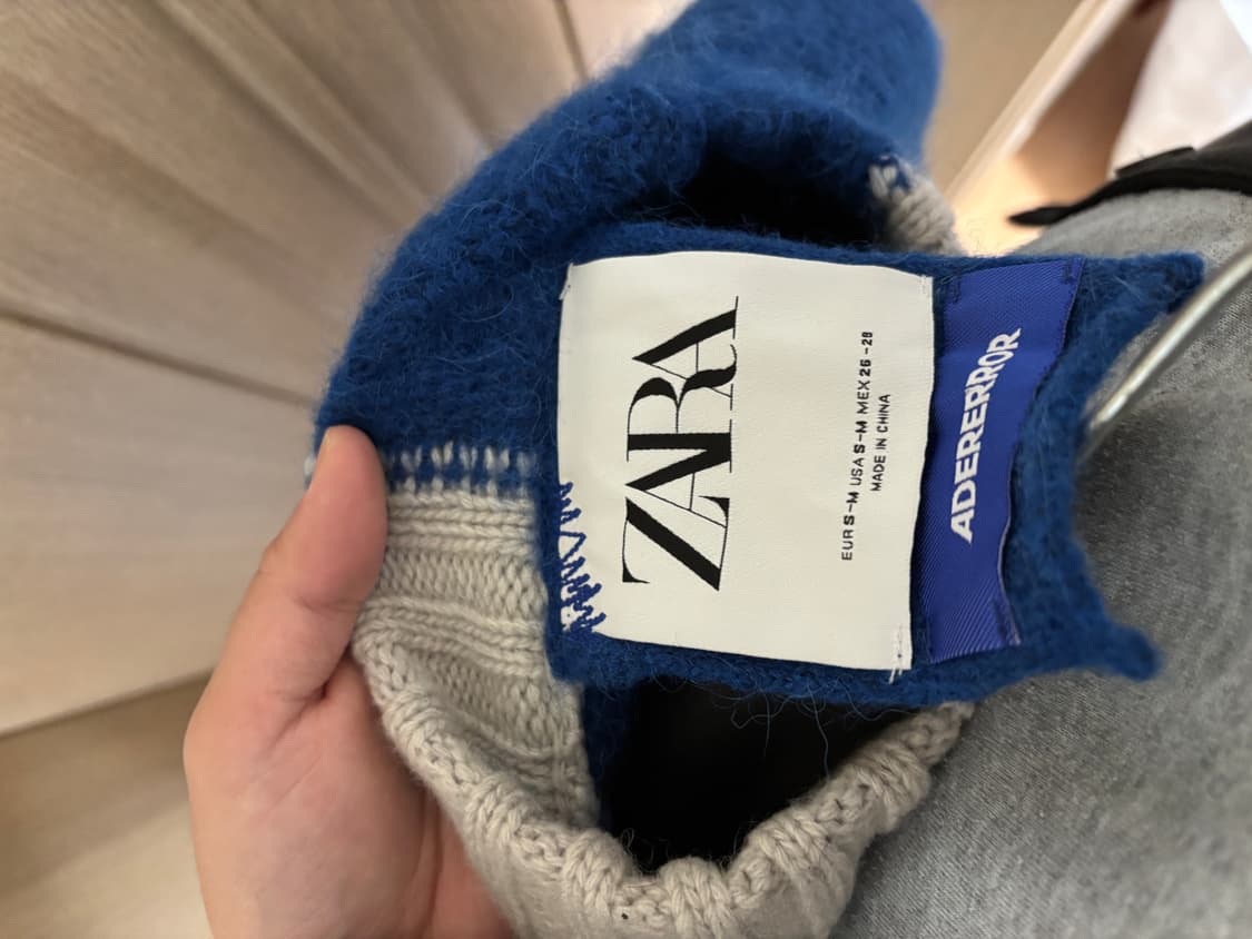 자라 x 아더에러 패치워크 오버사이즈 니트 스웨터 멀티컬러 상품이미지2